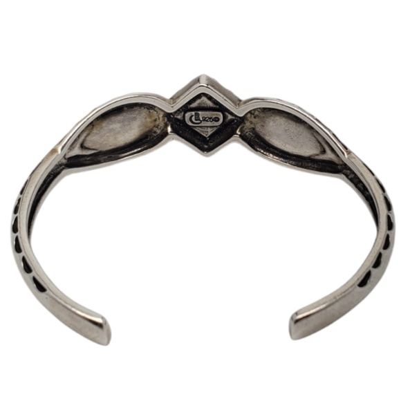 Carolyn Pollack Sterling Silver Multi Stone Cuff Bracelet  #20173 - Picture 3 of 8